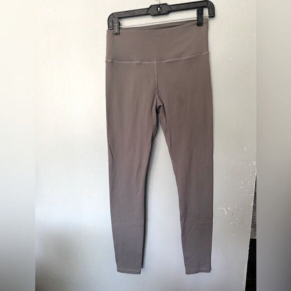 Hustletics Ckay Gray Workout Leggings Size M - Picture 1 of 6